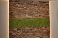 Holzwand - Mooswand - Curly Moos