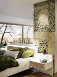 Mooswand - Island Curly Moos - Schlafzimmer